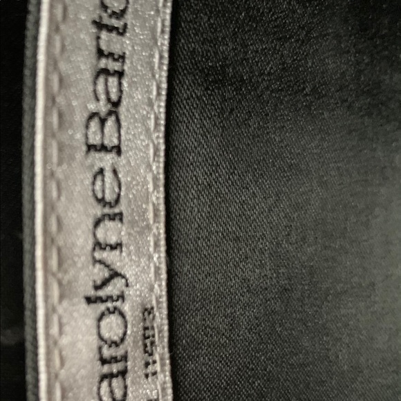 Velvet Clutch - Black w Faux Pearl - Picture 4 of 4